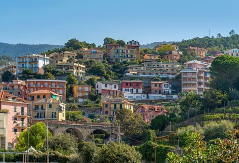 Scenery around Moneglia, a comune (municipality) in the Metropolitan City of Genoa in the Italian