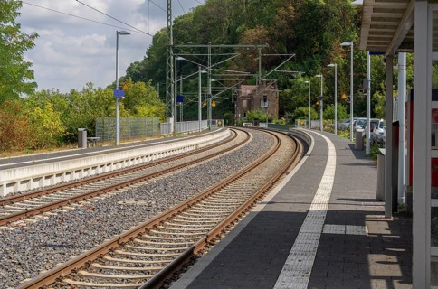 Bad Wimpfen station in Bad Wimpfen, a historic spa town in the district of Heilbronn in the