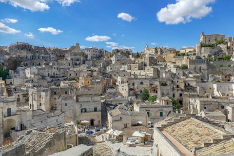 Impression around Matera in the region of Basilicata in Southern Italy