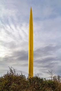 Sculpture named Tremblement de Ciel, located in Metz, a city in the Lorraine region in France