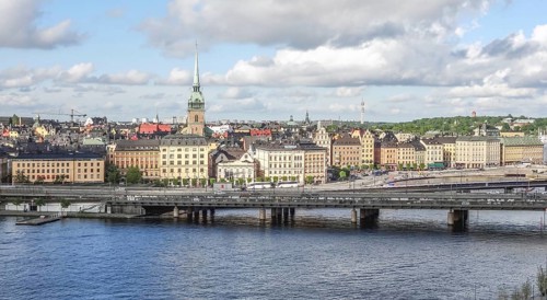 City view of Stockholm, the capital of Sweden