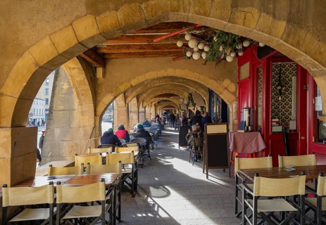 Impression around Place Saint-Louis in Metz, the capital city in the Lorraine region of France
