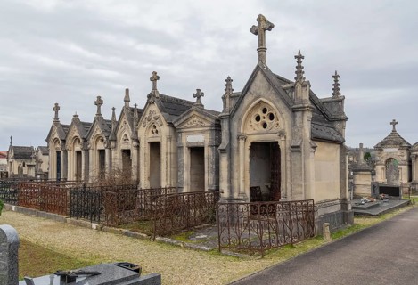 Impressions at the cemetery in Verdun, a large city in the Meuse department in Grand Est,