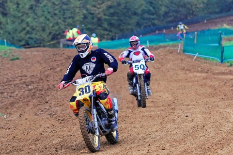 Motocross, Rudersberg, Baden-Württemberg, Germany, Europe, Motocross competition with riders on the