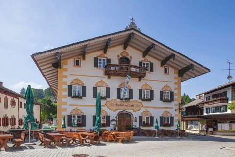 Gasthof Hotel Zur Post, Törwang, Samerberg, Chiemgau, Upper Bavaria, Bavaria, Germany