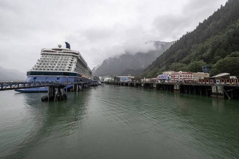 Cruise ship, Juneau, Alaska, USA