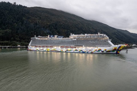 Cruise ship, Juneau, Alaska, USA