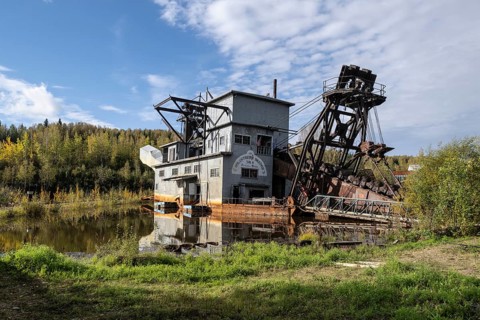 Old gold mine, Fairbanks, Alaska, USA