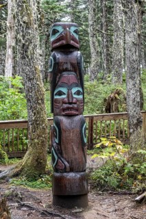 Totem pole, Juneau, Alaska, USA
