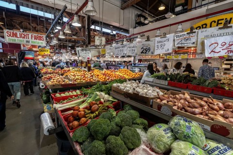 Market Hall, Granville Island, Vancouver, Canada