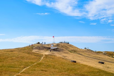 The landscape at the Cossack village, a museum Ataman. Taman, Krasnodar Krai, Russia