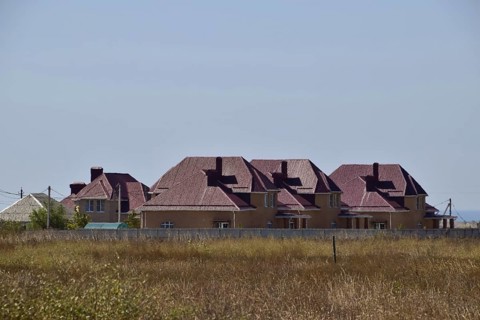 Roof metal sheets. Taman, Krasnodar Krai, Russia