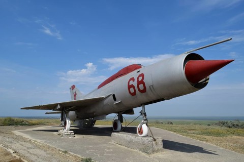 Museum copy of the aircraft. Taman, Krasnodar Krai, Russia