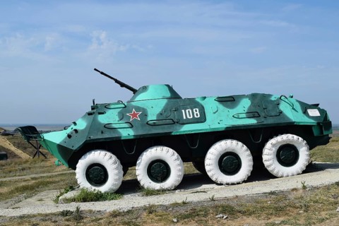Infantry fighting vehicle. Military vehicle . Taman, Krasnodar Krai, Russia
