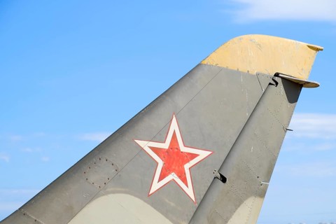 The helm of the fighter. Taman, Krasnodar Krai, Russia