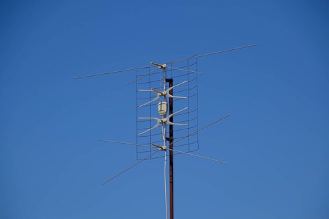 All-wave inphase antenna lattice. Atyrau, Kazakhstan