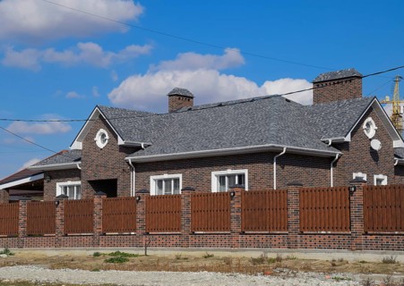 Asphalt shingle. Atyrau, Kazakhstan