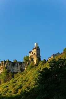 Lichtenstein Castle, fairytale castle of Württemberg, romantic fairytale castle on the eaves of the