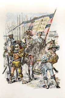 Illustration by Hermann Ebers, 21 June 1881 to 10 February 1955, painter, draughtsman, artist,