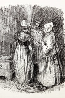 Illustration by Hermann Ebers, 21 June 1881 to 10 February 1955, painter, draughtsman, artist,