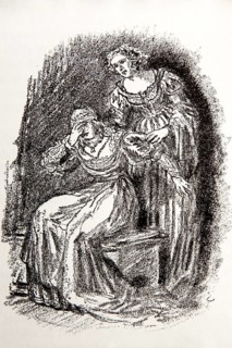 Illustration by Hermann Ebers, 21 June 1881 to 10 February 1955, painter, draughtsman, artist,