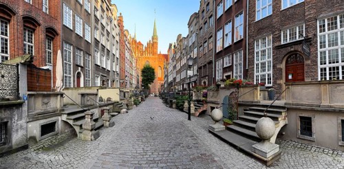 Frauengasse, Ulica Mariacka, Gdansk, Gdansk, Poland