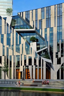 Kö-Bogen, modern architecture in urban renewal project, Düsseldorf, Rhineland, North