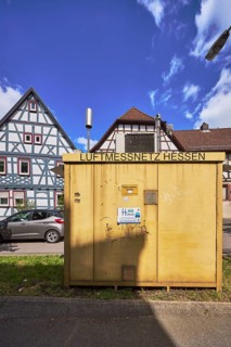 Hesse air monitoring network, environmental pollution, measuring point, measuring station, air