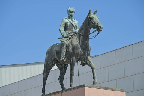 Equestrian monument to Carl Gustaf Emil Mannerheim, Mannerheimintie, Helsinki, Finland