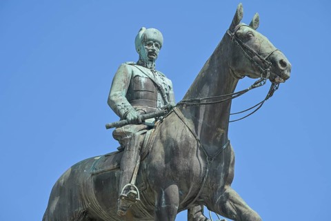 Equestrian monument to Carl Gustaf Emil Mannerheim, Mannerheimintie, Helsinki, Finland