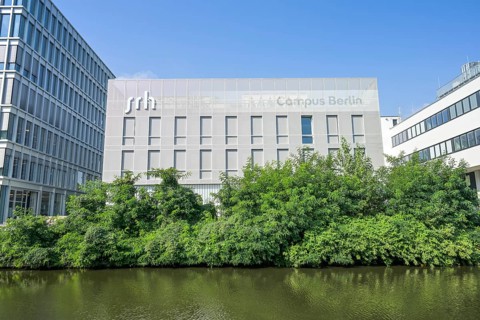 SRH University Campus, Sonnenallee, Neuköllner Schifffahrtskanal, Neukölln, Berlin, Germany