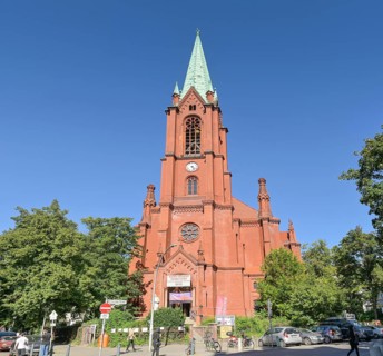 Gethsemanekirche, Stargarder Straße, Prenzlauer Berg, Pankow, Berlin, Germany