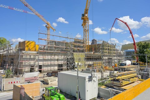 Construction site, civil engineering, Museum of the 20th century - berlin modern, Potsdamer Straße,