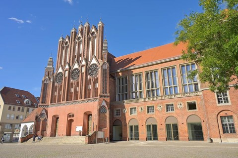 City Hall of the City of Frankfurt, Market Square, Frankfurt (Oder), Brandenburg, Germany