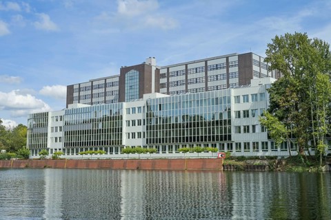 Office building, Borsighafen, Tegel, Reinickendorf, Berlin, Germany
