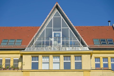 Old building, converted attic, Hauptstraße, Schöneberg, Tempelhof-Schöneberg district, Berlin,