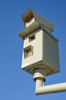 Speed camera, speed camera box, Reichpietschufer, Tiergarten, Mitte, Berlin, Germany