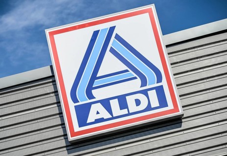 Logo Aldi Nord supermarket, Berlin, Germany