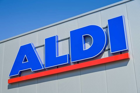 Logo Aldi Nord supermarket, Berlin, Germany