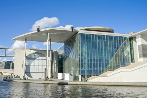 Marie-Elisabeth-Lüders-Haus, German Bundestag, Spree, Mitte, Berlin, Germany