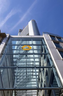 Commerzbank Head Office Frankfurt in the Commerzbank Tower Germany's tallest skyscraper in