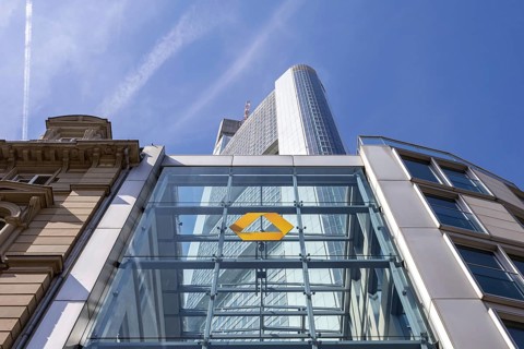 Commerzbank Head Office Frankfurt in the Commerzbank Tower Germany's tallest skyscraper in
