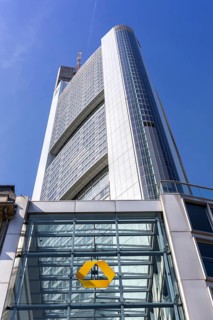 Commerzbank Head Office Frankfurt in the Commerzbank Tower Germany's tallest skyscraper in