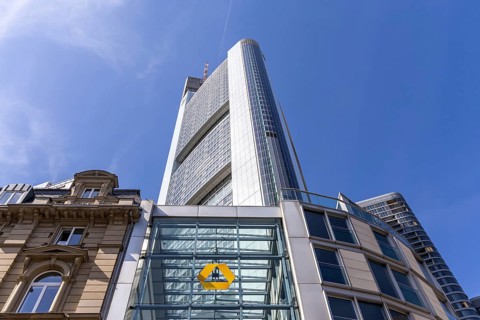 Commerzbank Head Office Frankfurt in the Commerzbank Tower Germany's tallest skyscraper in