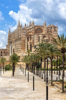 Cathedral Church Catedral de Palma de Majorca La Seu in Palma de Majorca, Spain