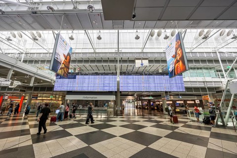 Terminal at Munich Airport, Germany
