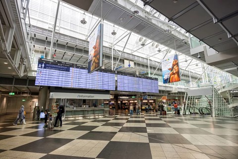 Terminal at Munich Airport, Germany