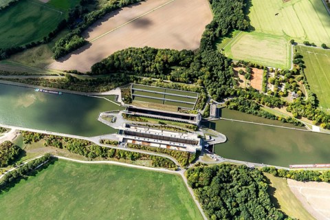 Lock, Uelzen, lock group, double lock, Elbe Lateral Canal, inland waterway, transport, logistics,