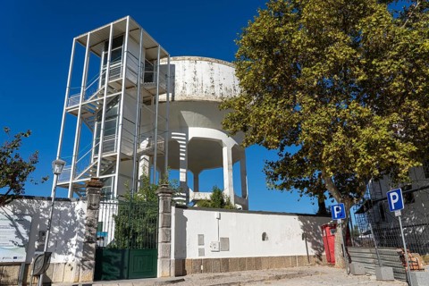 Old town, old water tower, is now the location of the Camera Obscura, Camera Obscura - Tavira EYE,