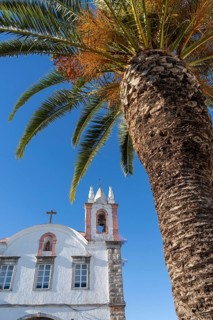 The Catholic church Igreja de Nossa Senhora da Ajuda ou de São Paulo in the old town of Tavira, at